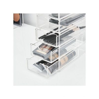 HS Vanity 6 Tiers Acrylic Accessories Display Drawers-Clear 