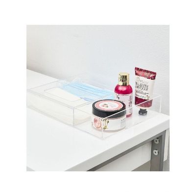 HS Vanity Customized Product Acrylic Tray Box with Lid-Clear 