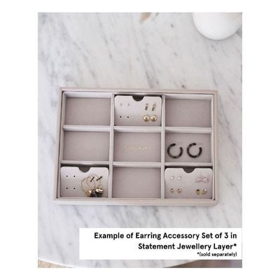 Stackers Grey Earring Display Accessory Set Of 3