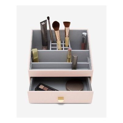 Stackers Makeup Organizer Caddy-Blush Pink