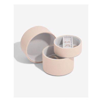 Stackers Bedside Jewellery Box Pod-Blush Pink