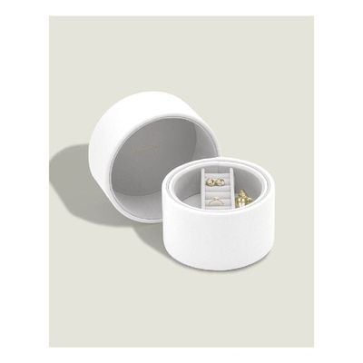 Stackers Bedside Jewellery Box Pod-Pebble White