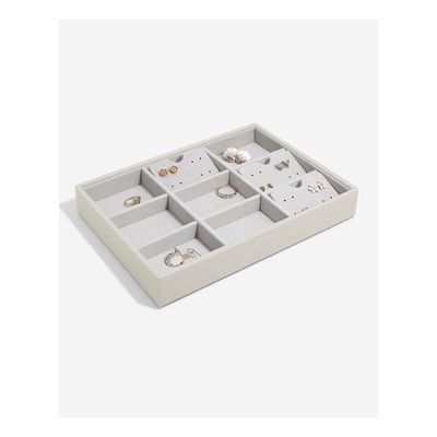 Stackers Classic Statement Earring Holder-Oatmeal