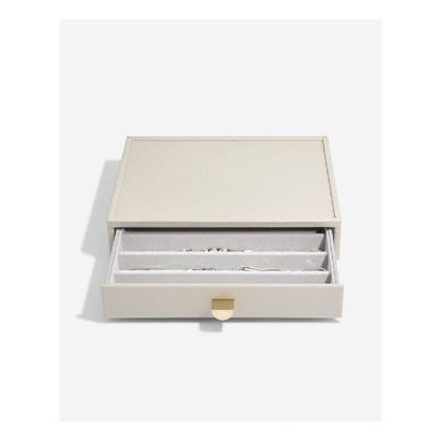 Stackers Classic Necklace Drawer Pebble-Oatmeal
