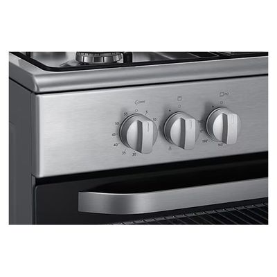 Samsung NX5500BM Powerful triple burner gas oven and stove 4.5 kW and automatic rotary skewer