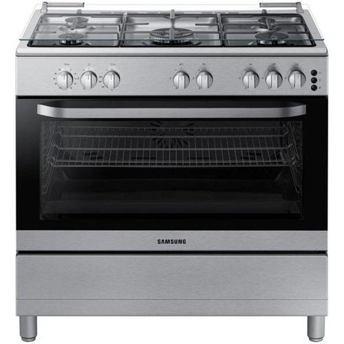 Samsung NX5500BM Powerful triple burner gas oven and stove 4.5 kW and automatic rotary skewer