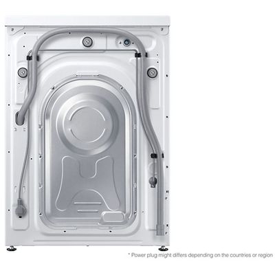 Front Loading Washer 9Kg 1400RPM Ecobubble Hygiene Steam DIT White Color Black Door