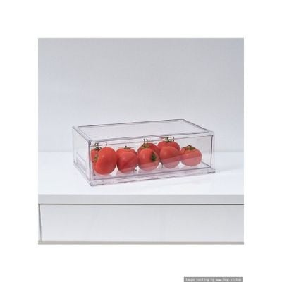 Homesmiths Stackable Storage Drawer Clear 33.7 x 21 x 11 cm