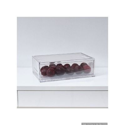 Homesmiths Stackable Storage Drawer Clear 33.7 x 21 x 11 cm