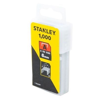 Stanley Light Duty Stapler Pins A6mm