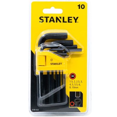 Stanley 10 Piece Hex Key Set