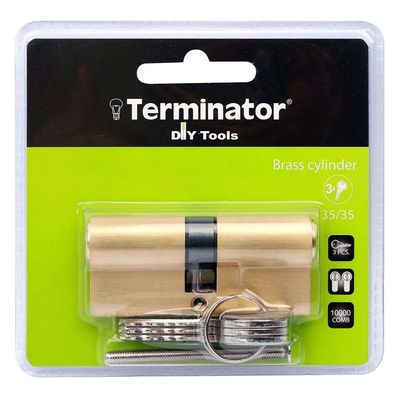 Terminator Cylinder Door Lock with 3 Keys