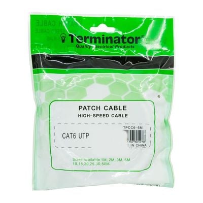 Terminator Patch Cord CAT 6 Cable 5 Metre