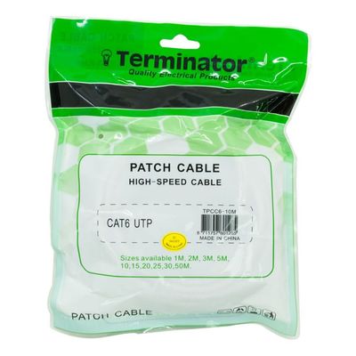 Terminator Patch Cord CAT 6 Cable 10 Metre