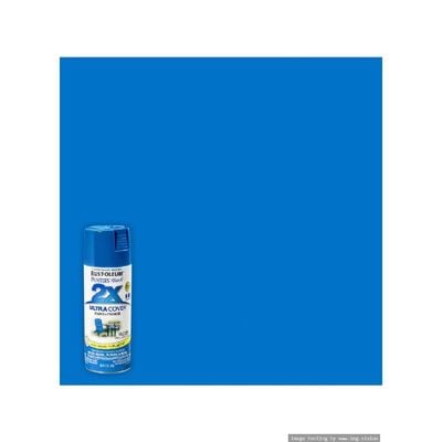 RustOleum PT 2X Ultra Cover Gloss Brilliant Blue 12Oz