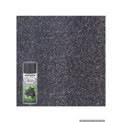 RustOleum 10.25OZ Black Glitter Spray