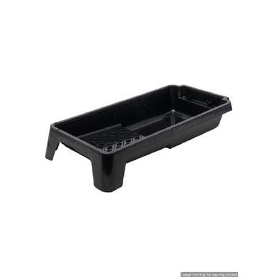 Roll Roy 4 inch Plastic Paint Tray Black