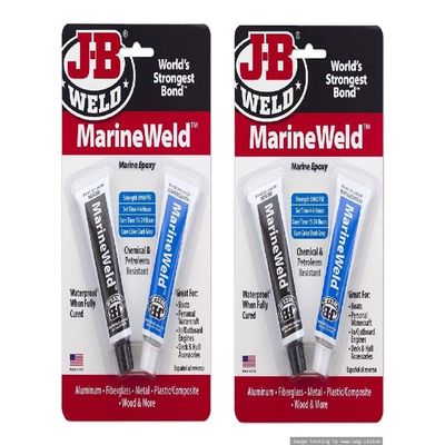 JB Weld MarineWeld Epoxy Adhesive 2 Ounce pack of 2