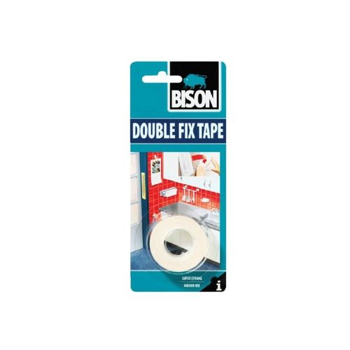 Bison Kit Double Fix Tape 1.5metre X 19mm