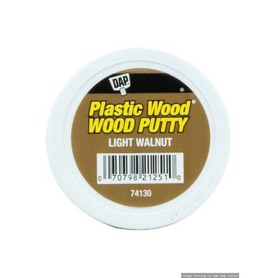 DAP Plastic Wood Putty 3.7 Ounce Light Walnut