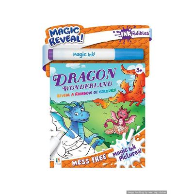 Hinkler Inkredibles Fun-Filled Colorful Magic Ink Pictures Dragon Wonderland