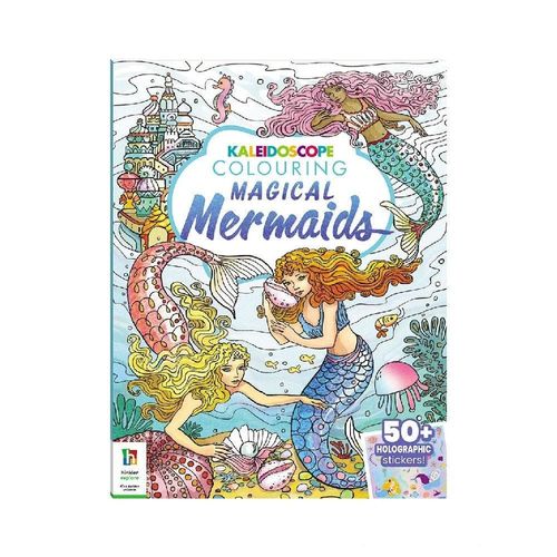 Hinkler Kaleidoscope Sticker Colouring Magical Mermaids