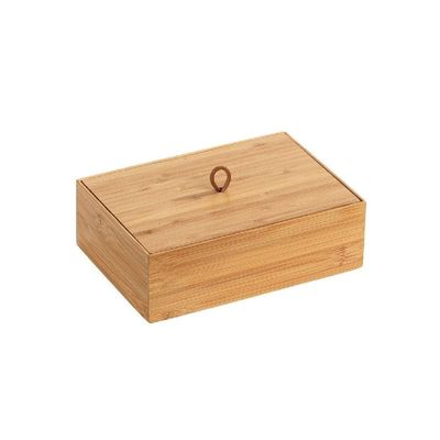 Wenko Bathroom Box With Lid L Mod-Terra Bamboo