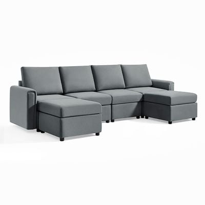 Linsy Salon Corner sofa- Grey
