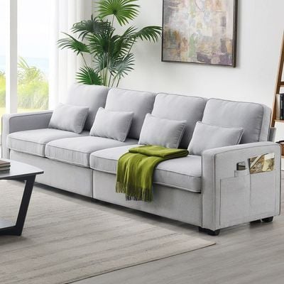 Sealand 4-Seater Sofa - Light Grey