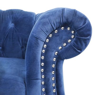 Aria Imperial 3-Seater Sofa - Blue