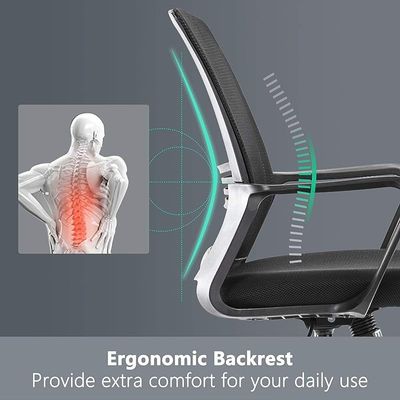 Mesh Executive Office Home Chair 360Â° Swivel Ergonomic Adjustable Height Lumbar Support Back K-9958