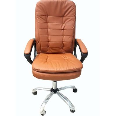 Executive Office Home Chair PU Leather 360Â° Swivel Desk Chair, High Back Adjustable Height Computer Table Chair, Soft Foam Gaming Study Chair Lumbar Support K-616