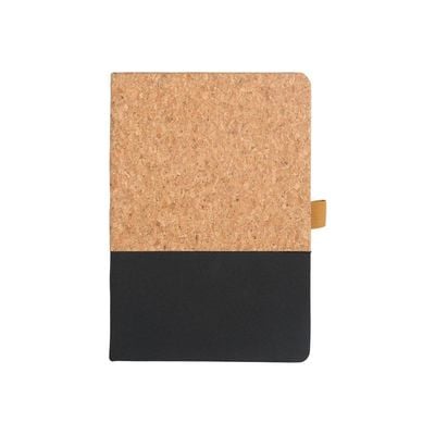 Eco-Neutral - Borsa A5 Cork Fabric Notebook & Pen Set - Black