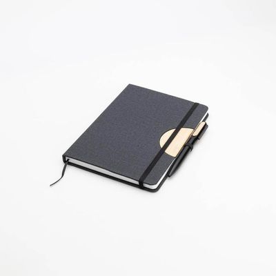 Eco-Neutral - Bunde A5 Notebook & Pen W/ Bamboo Element Set