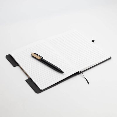Eco-Neutral - Bunde A5 Notebook & Pen W/ Bamboo Element Set