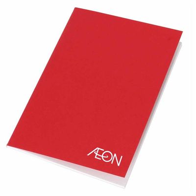 حزمة من 12 قطعة - محايدة للبيئة - دفتر Vinica A5 - أحمر