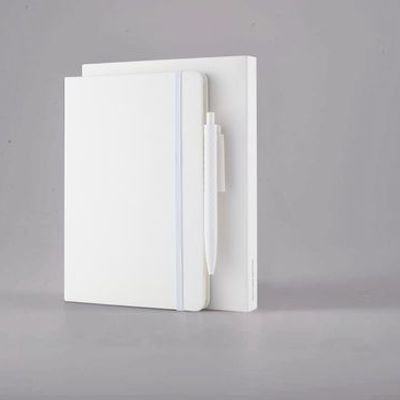Pack of 5 - Giftology - Libellet A5 Notebook w/ Pen Set  - White
