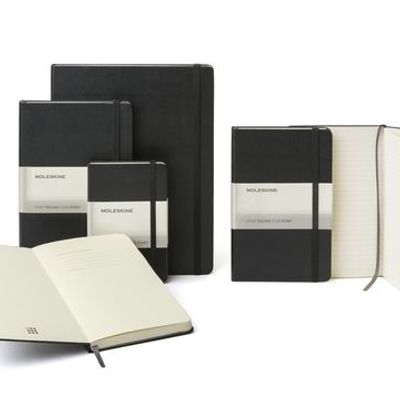 Moleskine - Classic Large Ruled Hard Cover Notebook - Black