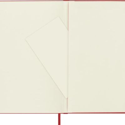 Moleskine - Classic Large Ruled Hard Cover Notebook - Scarlet Red