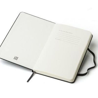 Moleskine - Hard Cover Ruled Notebook - Medium - Black