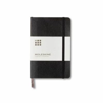 Moleskine - Pocket Hard Cover Ruled Notebook - Black