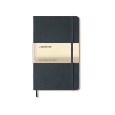 Moleskine - Soft Cover Ruled Notebook - Large - Sapphire Blue