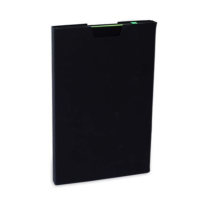 Pack of 5 - Santhome - Sukh A5 Hardcover Ruled Notebook  - Black-Green