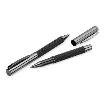 Uma - Black Forest - Premium Mesh Metal Pen - Set Of 2