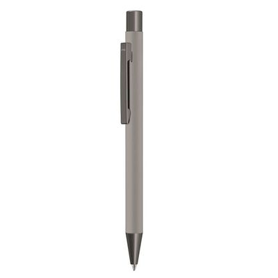 عبوة من 5 أقلام - Uma - قلم معدني مستقيم - رمادي