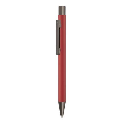 عبوة من 5 أقلام - Uma - قلم معدني مستقيم - أحمر