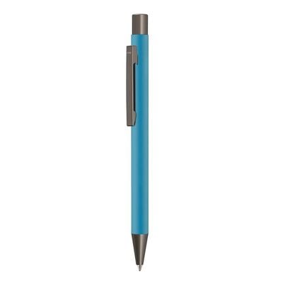 Pack of 5 - Uma - Straight Metal Pen  - Sky Blue