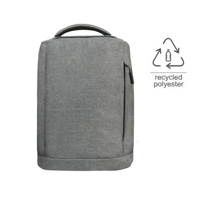 Giftology - Baruth Grs-Certified Recycled Backpack 15-inch - Grey