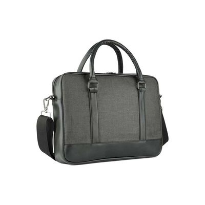 Santhome - Galdar Fabric & Pu Laptop Bag - 15 Inch - Black