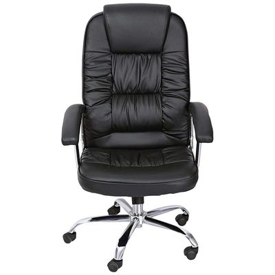 Office Chair High Back, PU Leather, Black